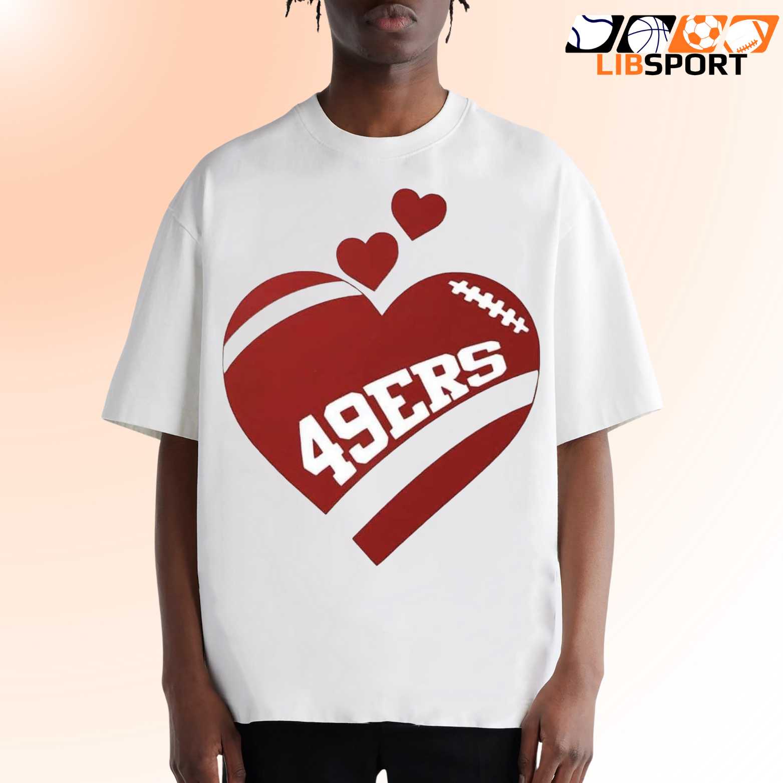 San Francisco 49ers Forever Love T-Shirt, Nfl Fan Shirt, Unisex T-Shirt